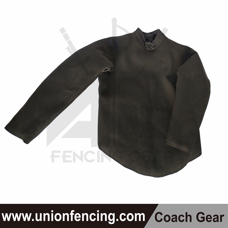 Union Fencing Coach Leather Jacket-Long sleeves